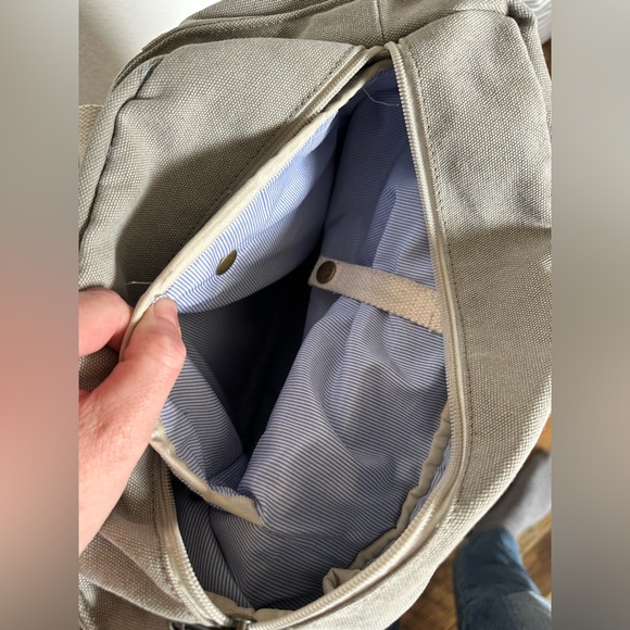 Birdling bag. Backpack diaper bag. Grey. main image 6